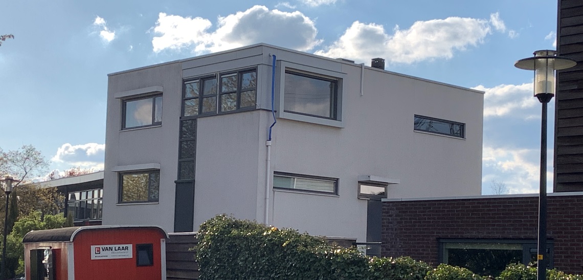 Verbouwing van dakterras tot werkkamer in Apeldoorn